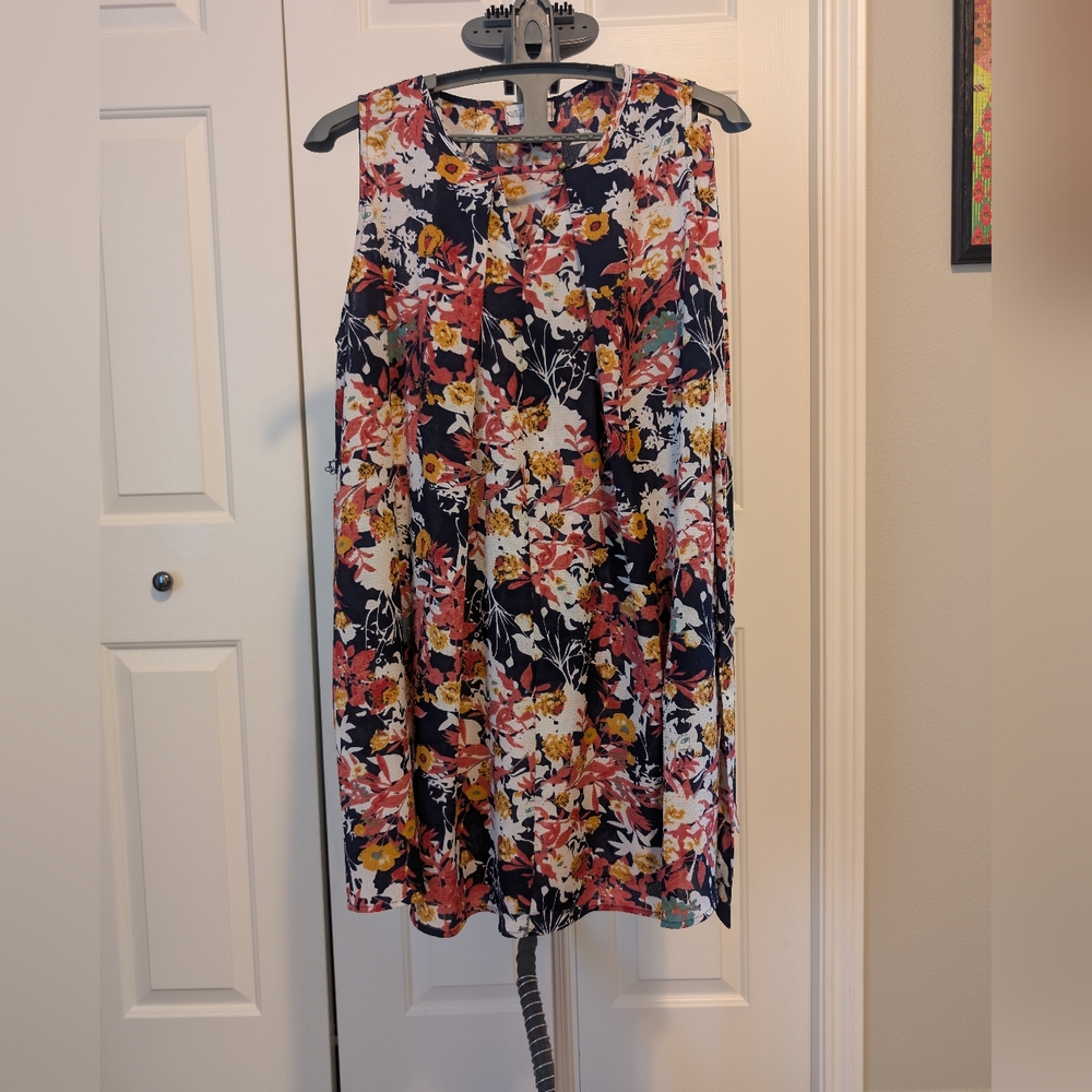 Macy's Multicolor Floral Midi Dress